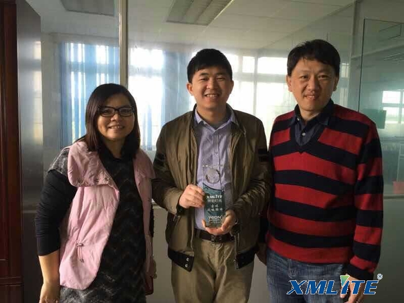 祥明灯光举办2015年度优质供应商答谢晚宴