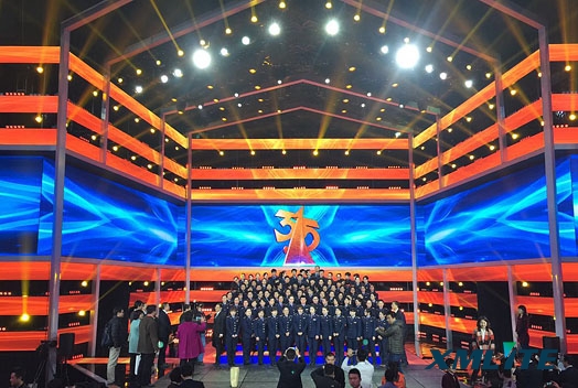 祥明灯光280W光束图案灯参与CCTV1套315晚会